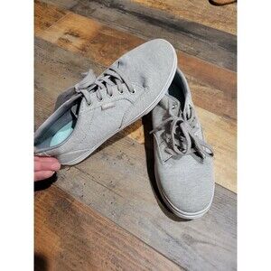 Vans Off The Wall Low Canvas Trainer TB4R Grey/White/Gum Sole Women's Sz 7